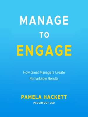 cover image of Manage to Engage